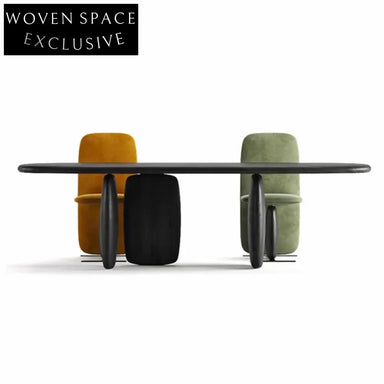 Elegant Nordic Light Luxury Plywood Solid Wood Modern Dining Kitchen Table