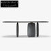 Elegant Nordic Light Luxury Plywood Solid Wood Modern Dining Kitchen Table