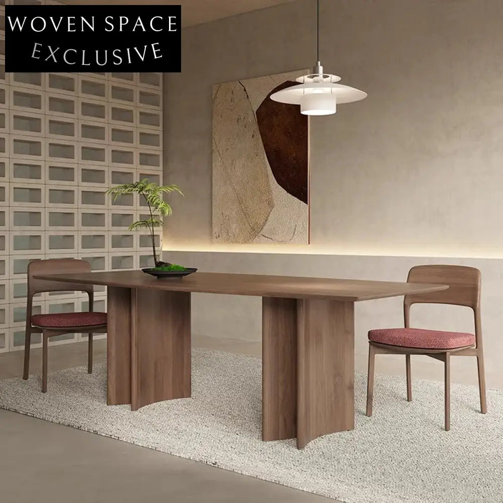 Elegant Nordic Linen Upholstered Dining Chair with Solid Wood Frame for Home