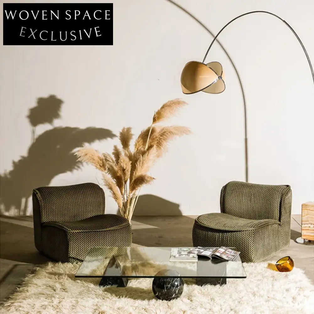 Elegant Nordic Marble & Glass Living Room Sofa Side Coffee Table