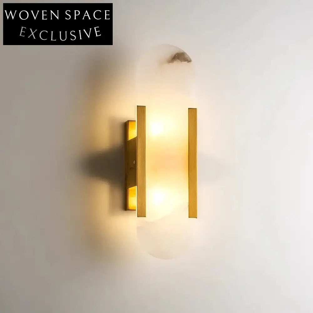 Elegant Nordic Marble Iron Wall Sconce Modern Home Lighting Fixture