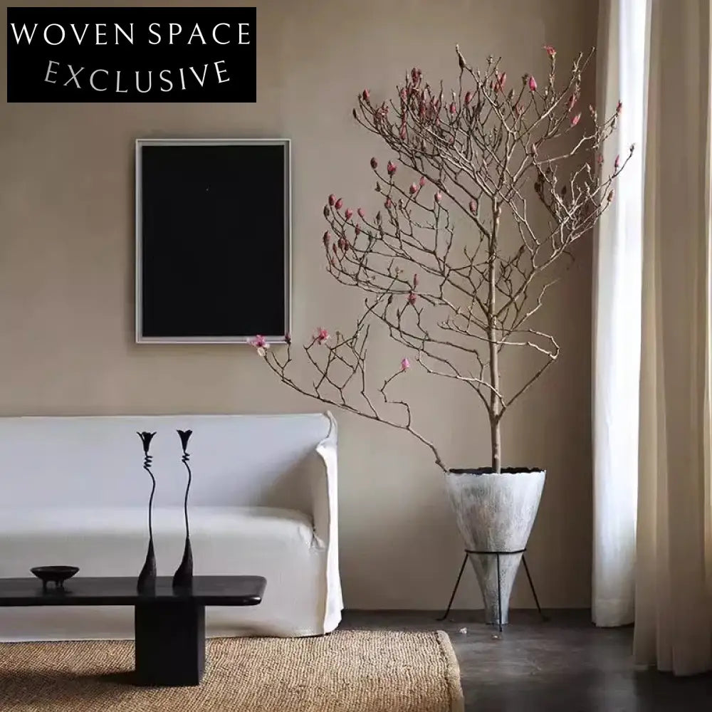 Elegant Nordic Metal Floor Vase for Modern Home Decor and Artistic Display