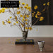 Elegant Nordic Metal Floor Vase for Modern Home Decor and Artistic Display