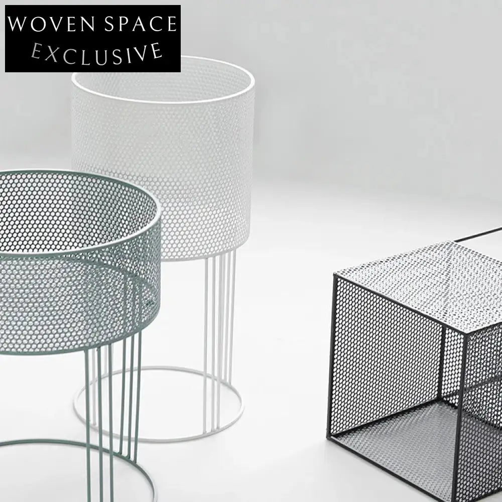 Elegant Nordic Metal Flower Shelf Display Stand for Living Room