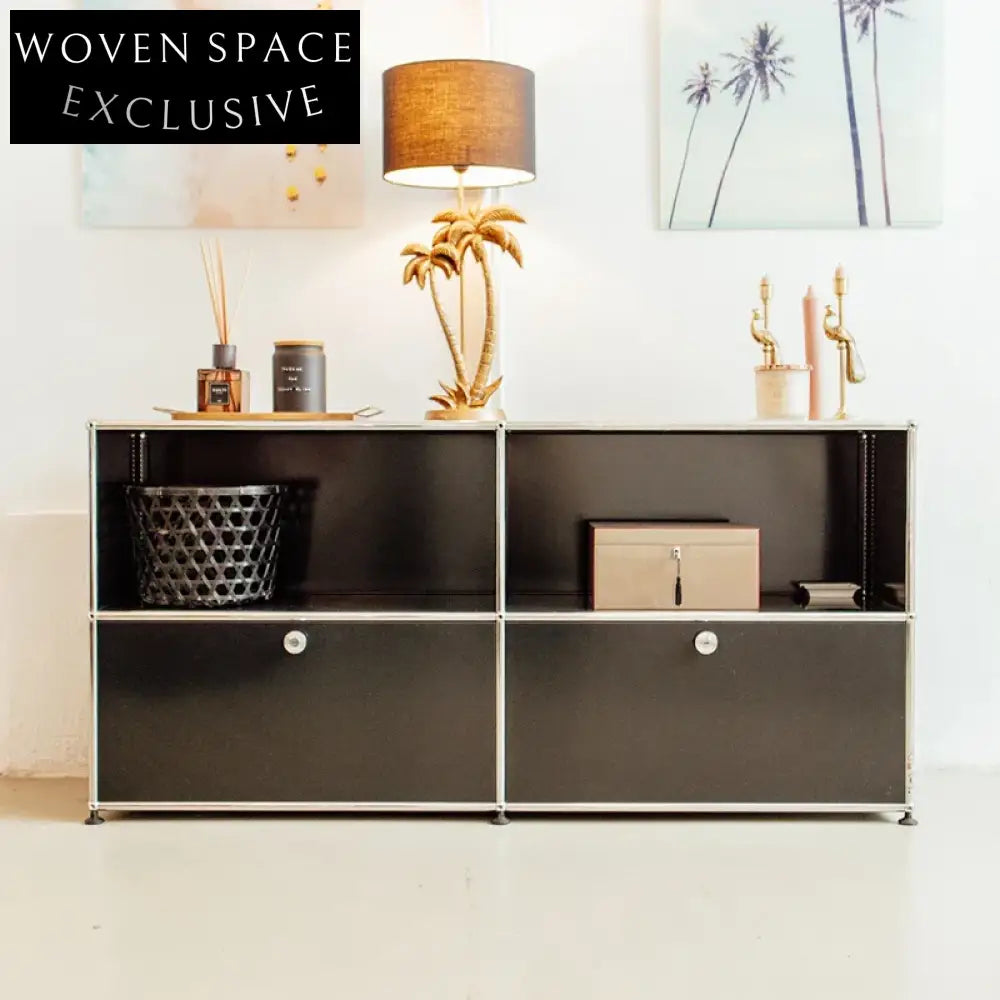 Elegant Nordic Metal Living Room Sideboard, Kitchen Storage Console Cabinet