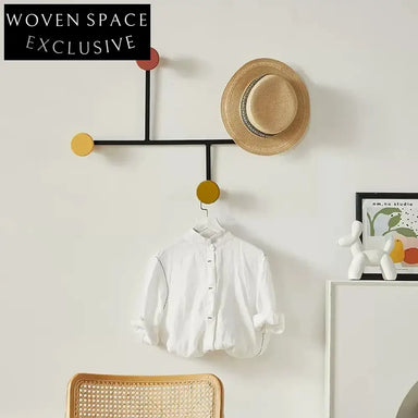 Elegant Nordic Metal Wood Wall Hooks for Clothes & Modern Home Decor