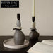 Elegant Nordic Minimalist Resin Home Decor Candle Holder Stand