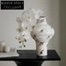 Elegant Nordic Modern Ceramic Tabletop Flower Vase for Home Wedding Decor