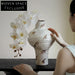 Elegant Nordic Modern Ceramic Tabletop Flower Vase for Home Wedding Decor