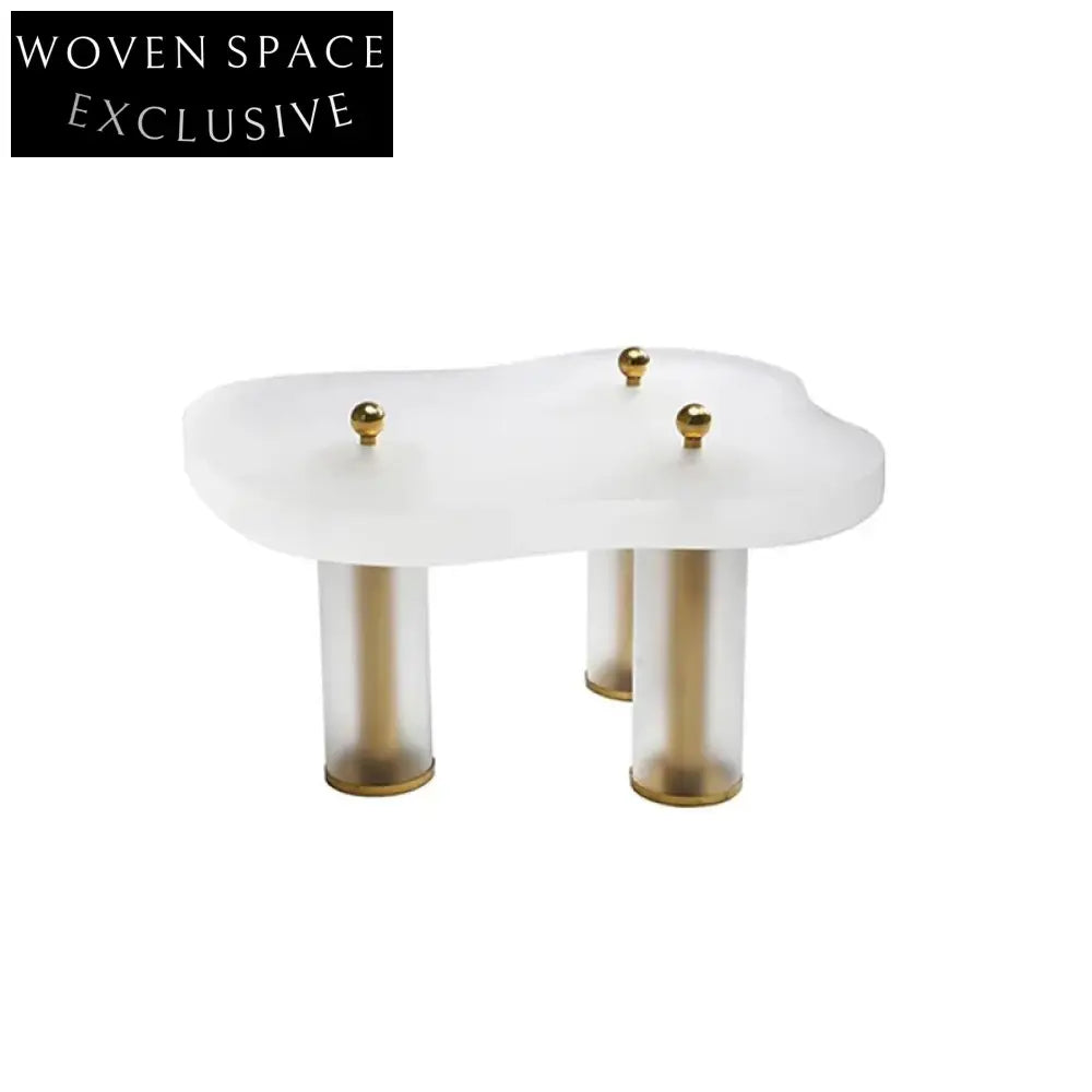 Elegant Nordic Modern Clear Acrylic Transparent Plastic Living Room Coffee Table