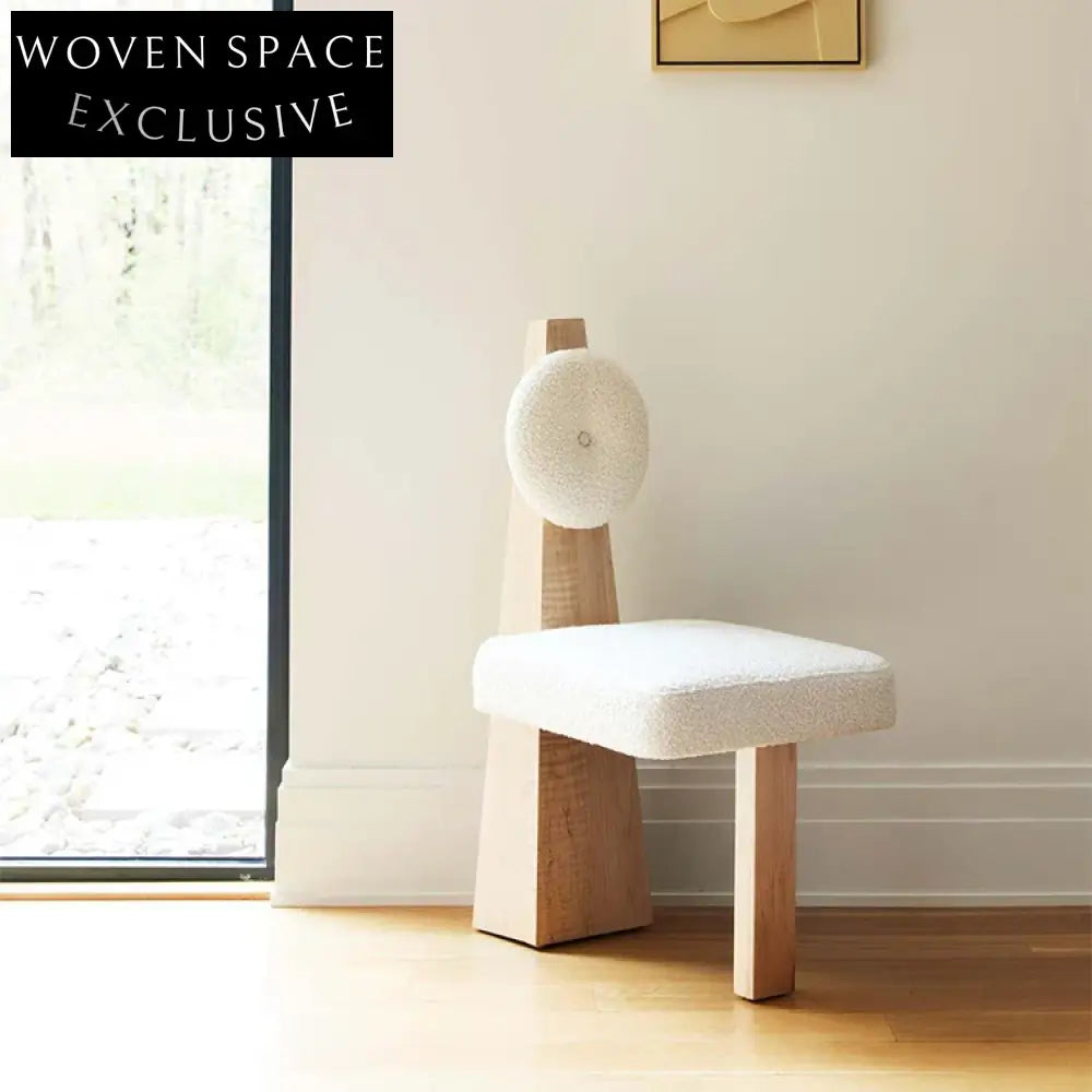 Elegant Nordic Modern Fabric Dining Chair for Leisure Home Living