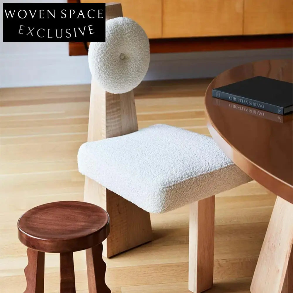 Elegant Nordic Modern Fabric Dining Chair for Leisure Home Living