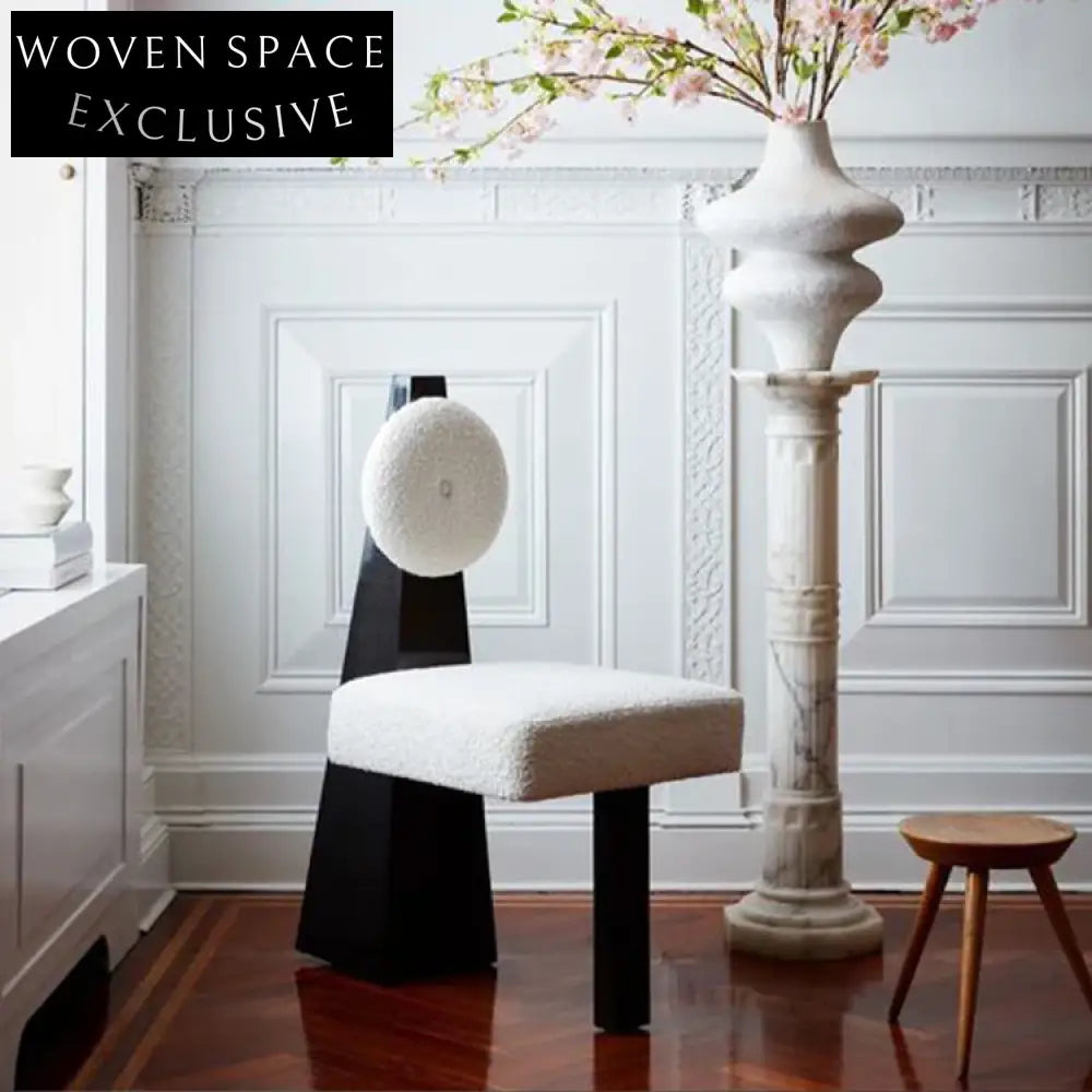 Elegant Nordic Modern Fabric Dining Chair for Leisure Home Living