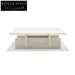 Elegant Nordic Modern Natural Travertine Square Coffee Table for Living Room