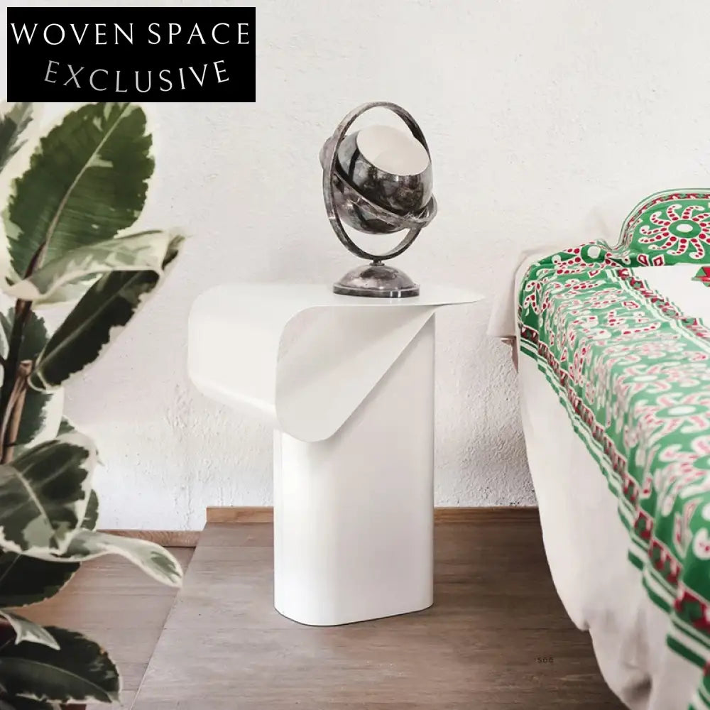 Elegant Nordic Modern Stainless Steel Accent Side Table for Living Room Decor