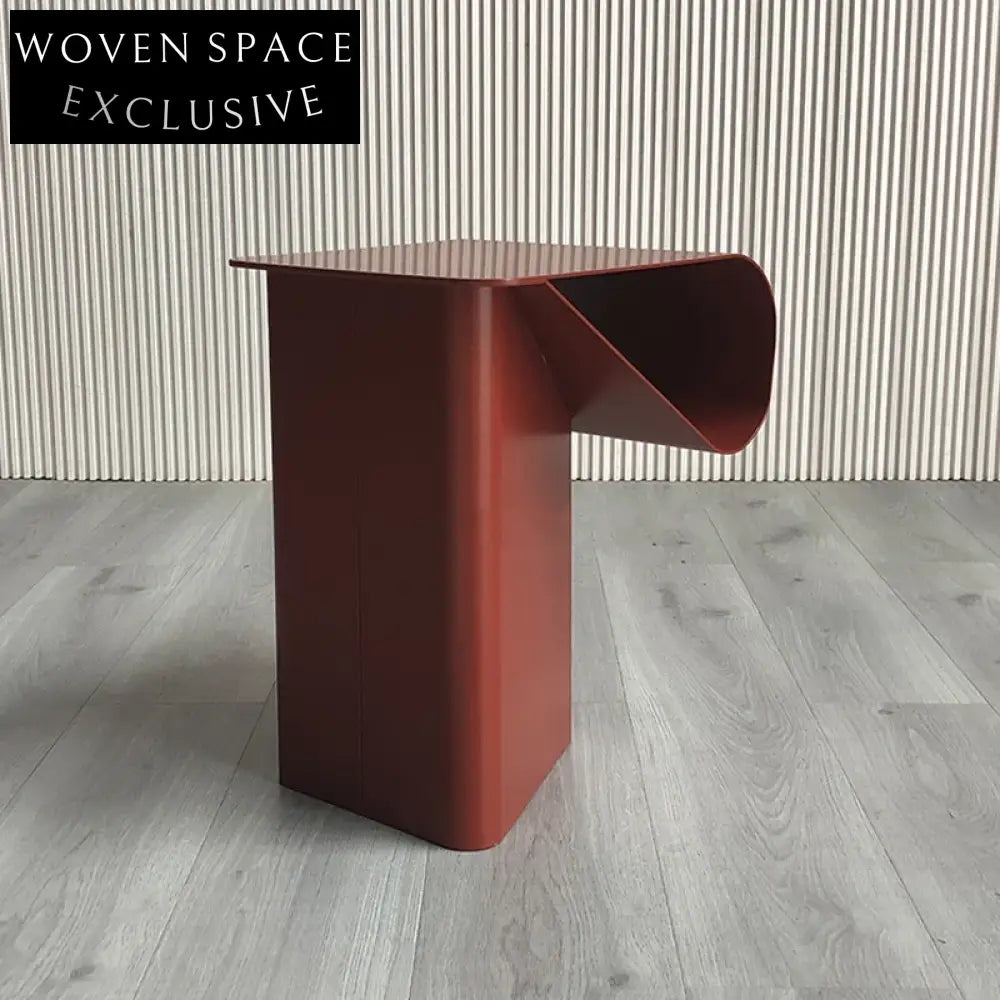 Elegant Nordic Modern Stainless Steel Accent Side Table for Living Room Decor