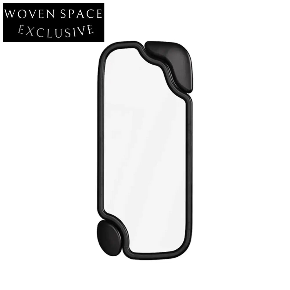 Elegant Nordic Plywood Edge Rectangle Living Room Wall or Floor Mirror