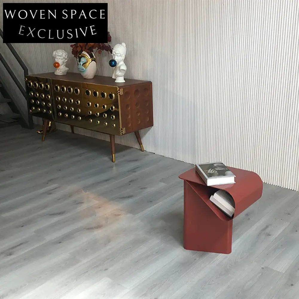 Elegant Nordic Round Stainless Steel Accent Coffee Table for Living Room