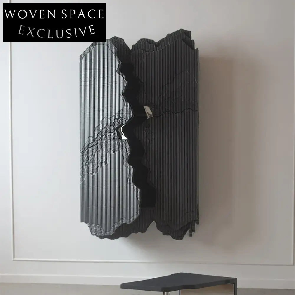 Elegant Nordic Solid Ash Wood Living Room Wall Storage Display Cabinet