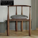 Elegant Nordic Solid Wood Fabric Dining Chair for Modern Home & Hotel