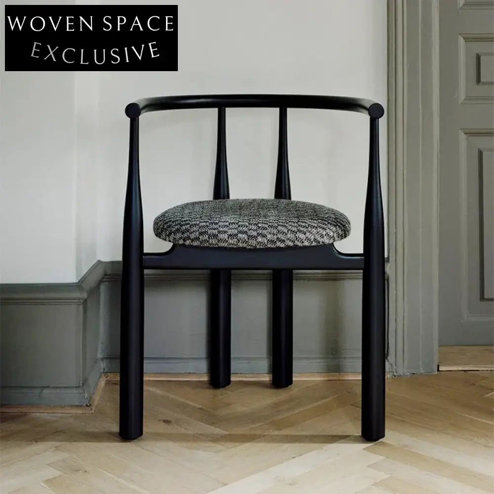 Elegant Nordic Solid Wood Fabric Dining Chair for Modern Home & Hotel