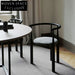 Elegant Nordic Solid Wood Fabric Dining Chair for Modern Home & Hotel