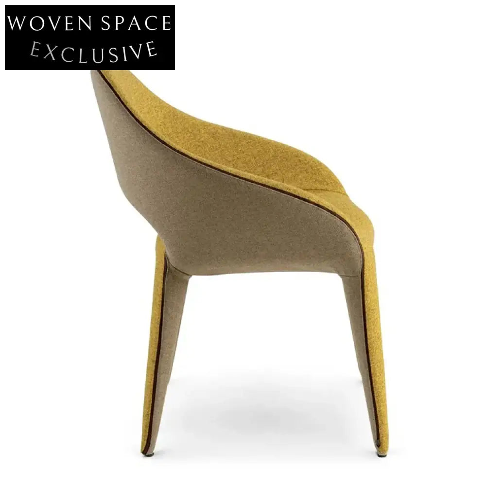 Elegant Nordic Solid Wood Italian Dining Chair with Octagonal Backrest