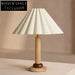Elegant Nordic Solid Wood LED Table Lamp for Bedroom, Reading, and Home Decor