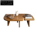 Elegant Nordic Solid Wood Living Room Center Table with Modern Design Coffee Table