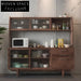 Elegant Nordic Solid Wood Living Room Sideboard Storage Cabinet Minimalist Design