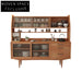 Elegant Nordic Solid Wood Living Room Sideboard Storage Cabinet Minimalist Design