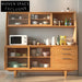 Elegant Nordic Solid Wood Living Room Sideboard Storage Cabinet Minimalist Design