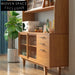 Elegant Nordic Solid Wood Living Room Sideboard Storage Cabinet Minimalist Design