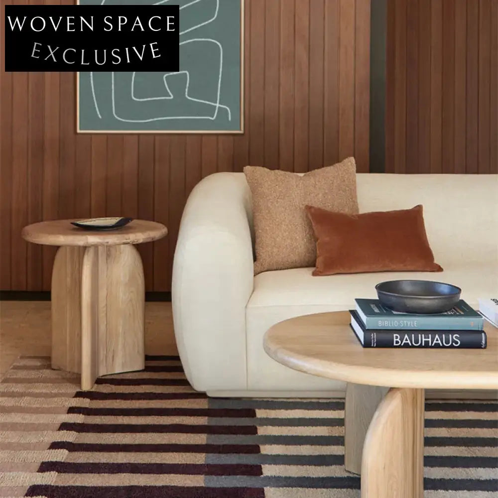 Elegant Nordic Solid Wood Round Coffee Table for Living Room Corner Decor