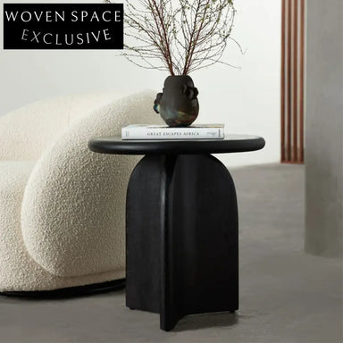 Elegant Nordic Solid Wood Round Coffee Table for Living Room Corner Decor