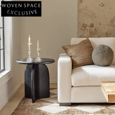 Elegant Nordic Solid Wood Round Coffee Table for Living Room Corner Decor