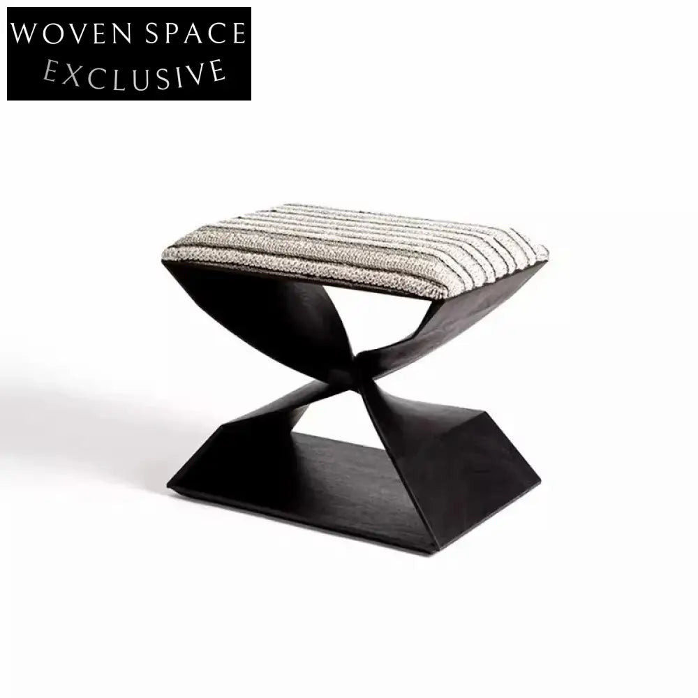 Elegant Nordic Stainless Steel Leg Fabric Leisure Chair with Ottoman Set