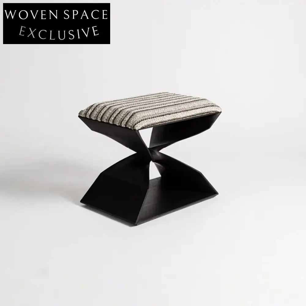 Elegant Nordic Stainless Steel Leg Fabric Leisure Chair with Ottoman Set