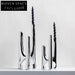 Elegant Nordic Stainless Steel Tall Decorative Stand Candle Holder