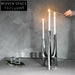 Elegant Nordic Stainless Steel Tall Decorative Stand Candle Holder