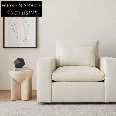 Elegant Nordic Travertine Round Stone Coffee Table for Modern Living Rooms