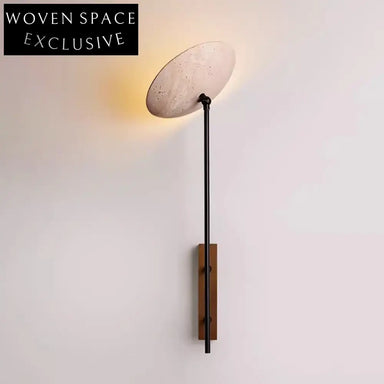 Elegant Nordic Travertine Standing Wall Lamp Modern Home Decor Light Fixture