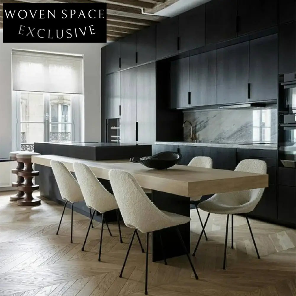 Elegant Nordic Wooden Frame Ottoman Stool for Modern Apartment Lobby