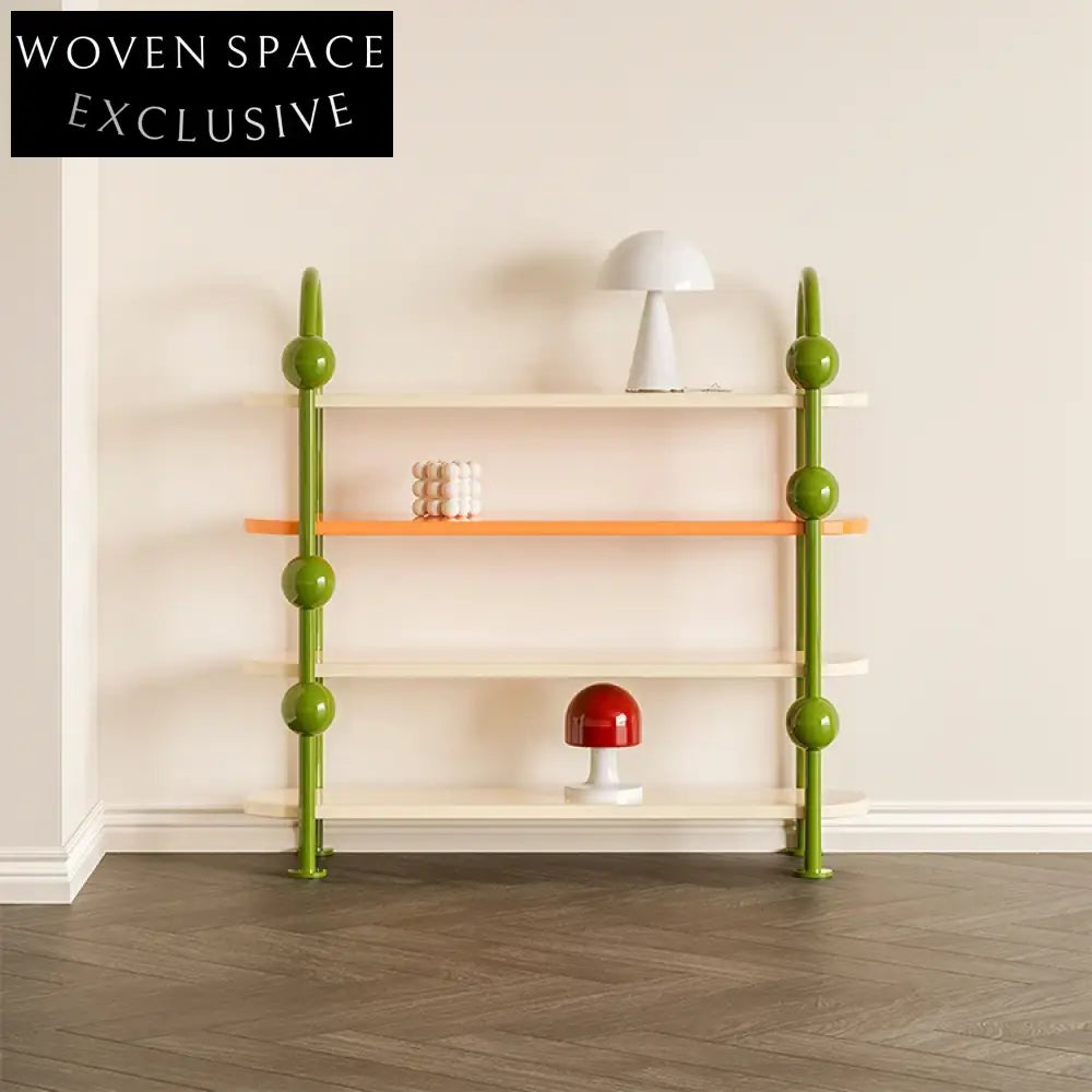 Elegant Nordic Wooden Storage Cabinet with Metal Legs, Multi-Layered for Home