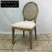 Elegant French Louis XV Oak Dining Chair - Cane Back Antique Style