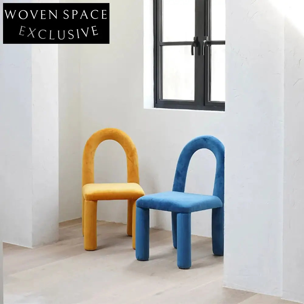 Elegant Oak Wood Frame Fabric Upholstered Dining Chair for Modern Spaces