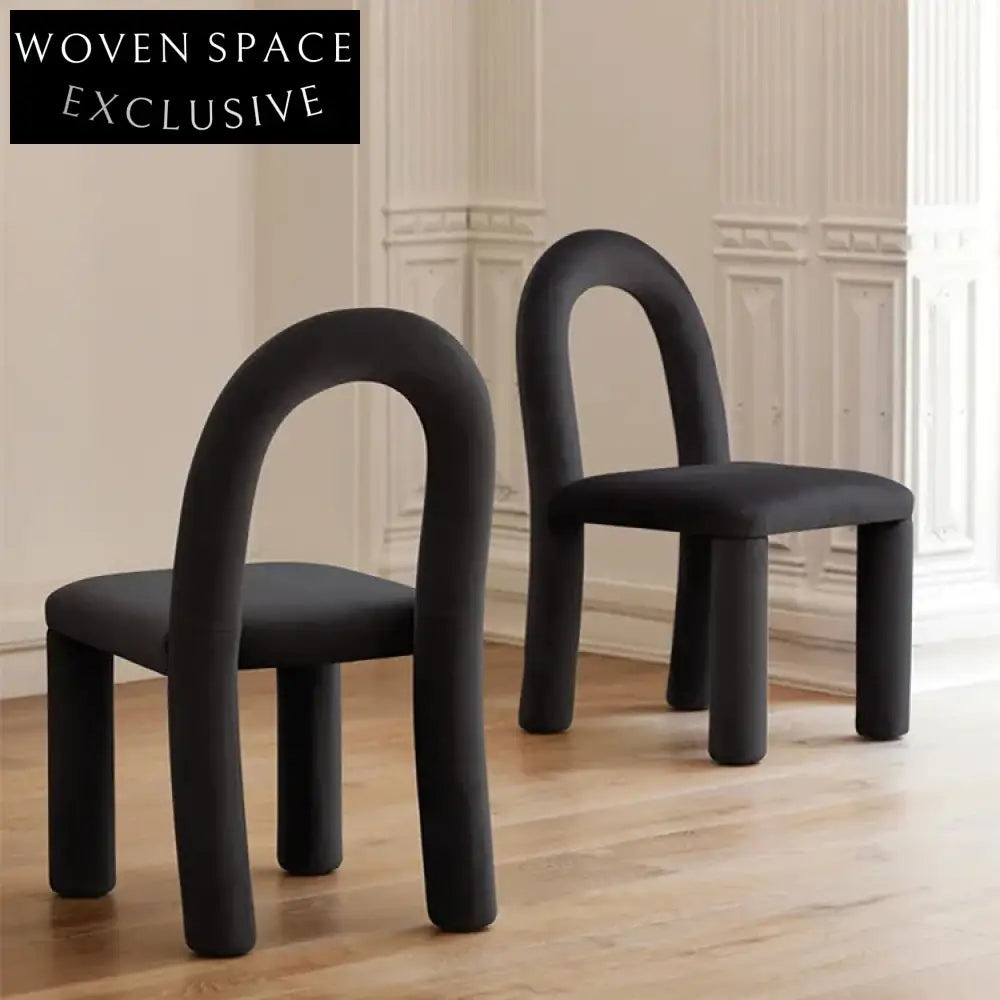 Elegant Oak Wood Frame Fabric Upholstered Dining Chair for Modern Spaces