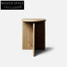 Elegant Oak Wood Modern Side Table for Living Room and Bedroom Furniture