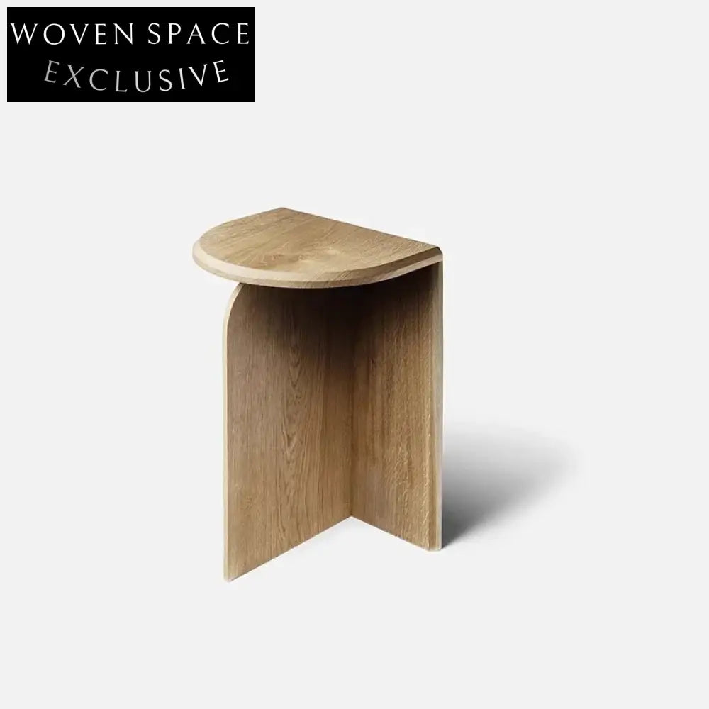 Elegant Oak Wood Modern Side Table for Living Room and Bedroom Furniture