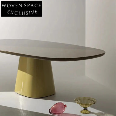 Elegant Oval Ash Wood 6-Seat Dining Table for Restaurants and Hotels